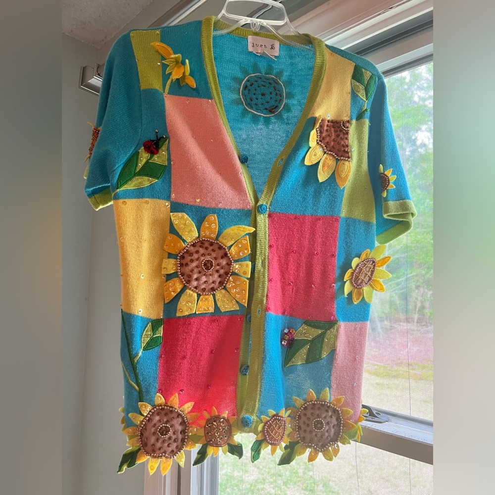 Vintage Just B Cardigan - Size Small